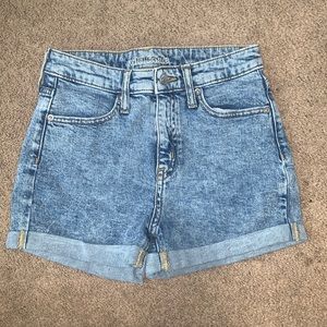 Target denim shorts. Mom style